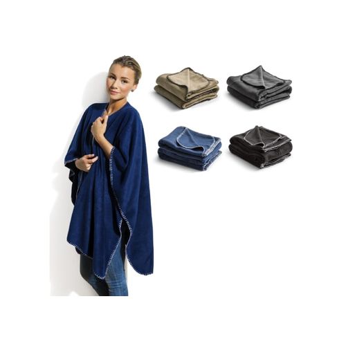 Nightingale Poncho en laine polaire 120x160 cm