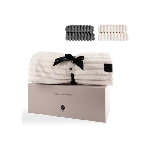 Sagaform Esther Plaid en polaire 130x170 cm