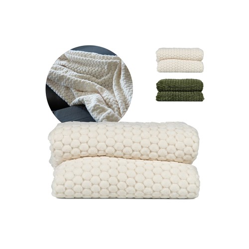 Sagaform Maja Plaid polaire 130x170 cm - 1