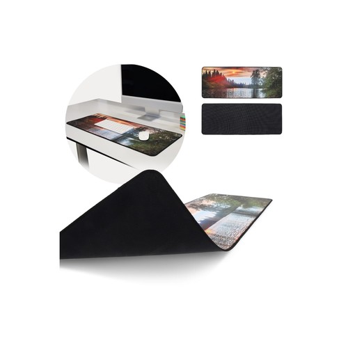 Tapis de bureau à sublimation personnalisé 78 x 30 cm