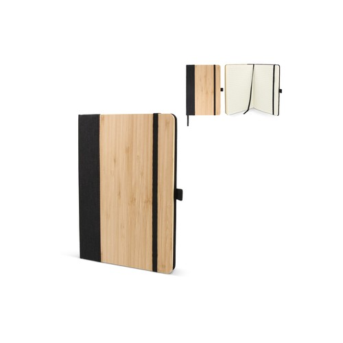 Cahier bambou personnalisé & R-PET A5