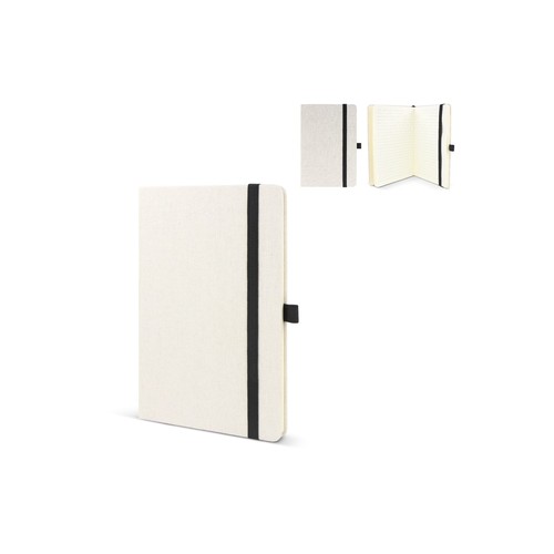 Carnet en coton recyclé et R-PET A5 personnalisé