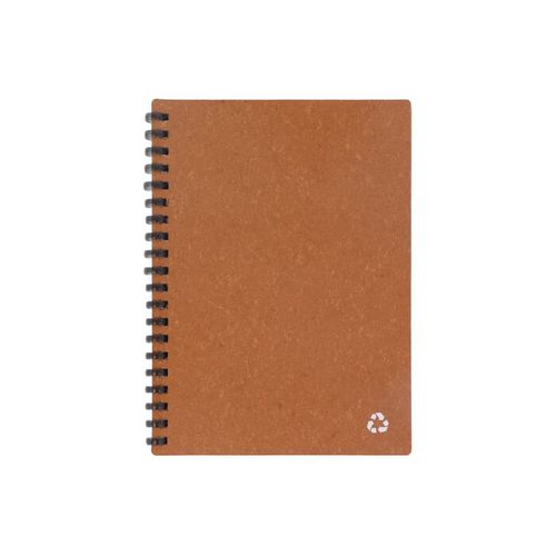 Carnet de notes en cuir recyclé Midi - 2