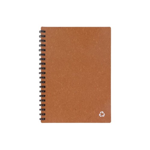 Carnet de notes en cuir recyclé Midi - 2