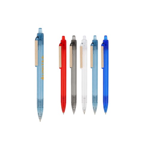 Stylo à bille trombone personnalisé en plastique recyclé des océans