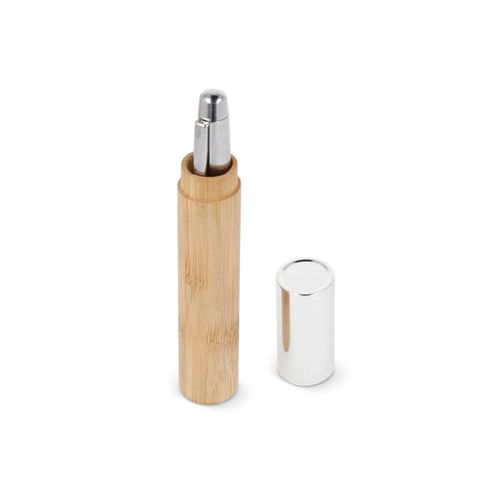 Stylo-bille en métal bambou dans un tube - 6
