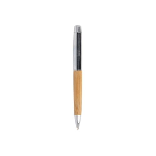Stylo-bille en métal bambou dans un tube - 3