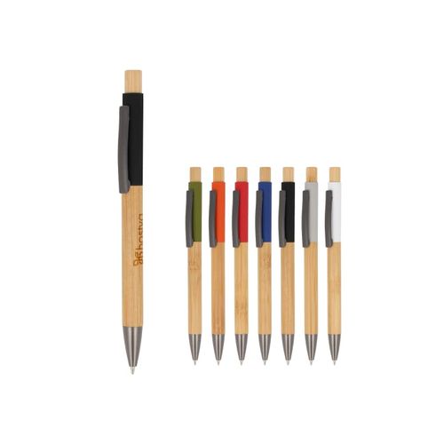 Stylo-bille Madrid bambou - 1