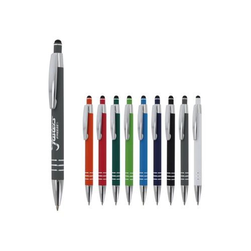 Stylo à bille Athènes Métal toucher doux - 1