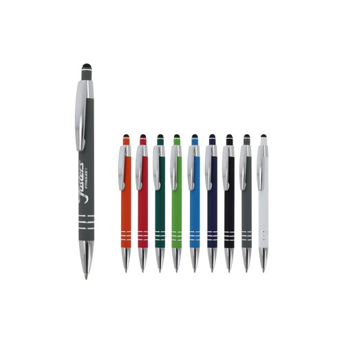 Stylo à bille Athènes Métal toucher doux personnalisé