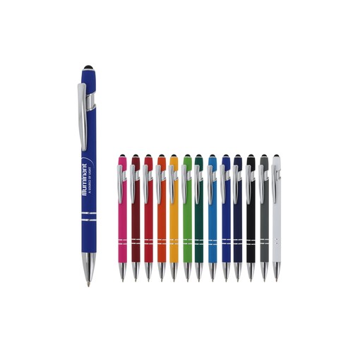 Stylo-bille Paris métal toucher doux - 1