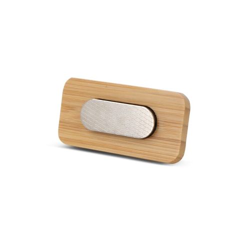 Badge en bambou avec aimant - 3