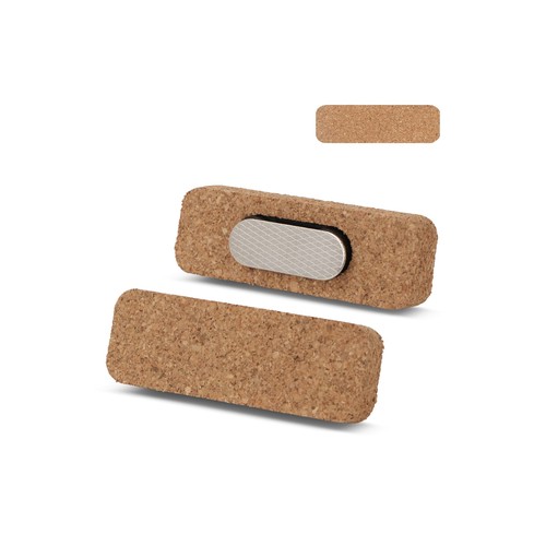 PLACA DE IDENTIFICACIÓN DE CORCHO CON IMÁN