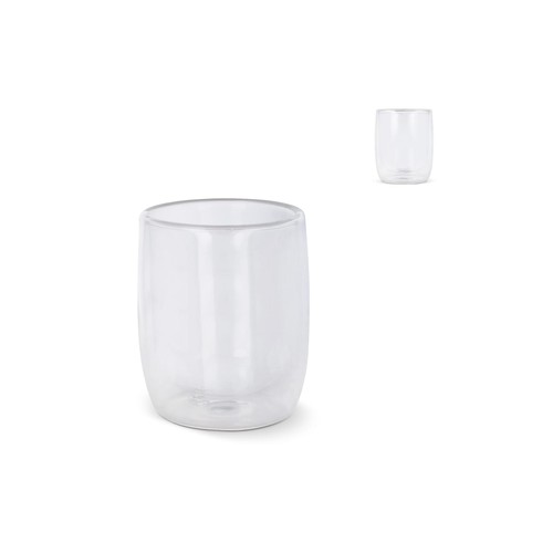 Verre à café double paroi Marianne 230 ml personnalisé