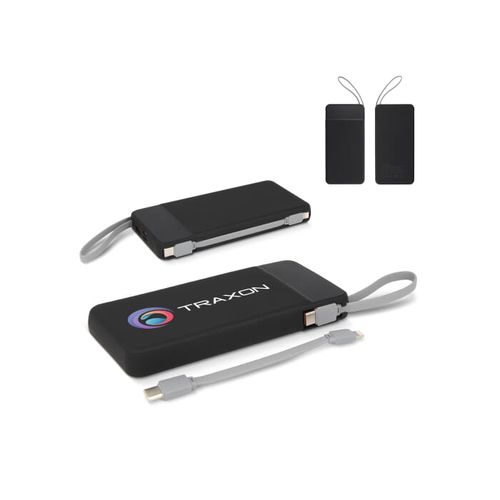 Ziara Powerbank with USB-C & Lightning Cable 10000mAh - 1