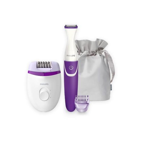 BRP505|Philips Satinelle épilateur compact filaire et tondeuse bikini sans fil - 6