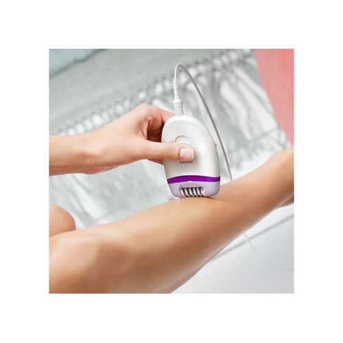BRP505|Philips Satinelle épilateur compact filaire et tondeuse bikini sans fil - 4