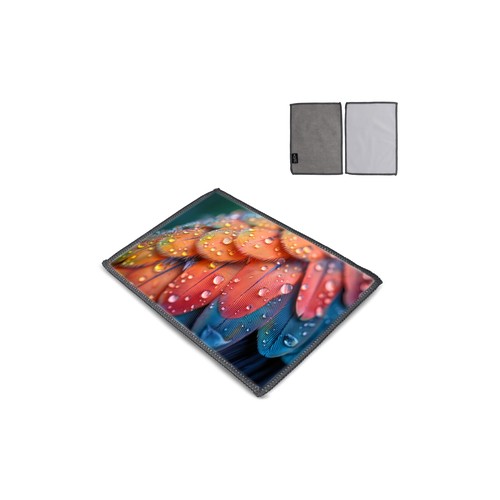 Chiffon de nettoyage en microfibre R-PET 13 x 18cm sublimation - 1