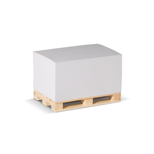 Bloc rectangulaire 12x8x6cm FSC sur palette en bois - 2