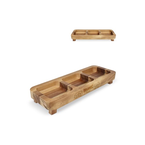 InSideOut Mini table à goûter en bois personnalisée, 35cm
