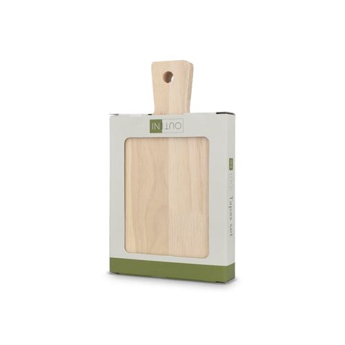 InSideOut 2 paquets de petits plateaux de service en bois pour Tapas - 4