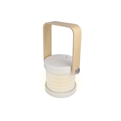 Lampe LED multifonctionnelle Coollux avec poignée en bambou - 2