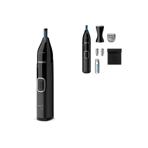 NT5650|Philips Tondeuse nez, oreilles et sourcils avec 5 accessoires