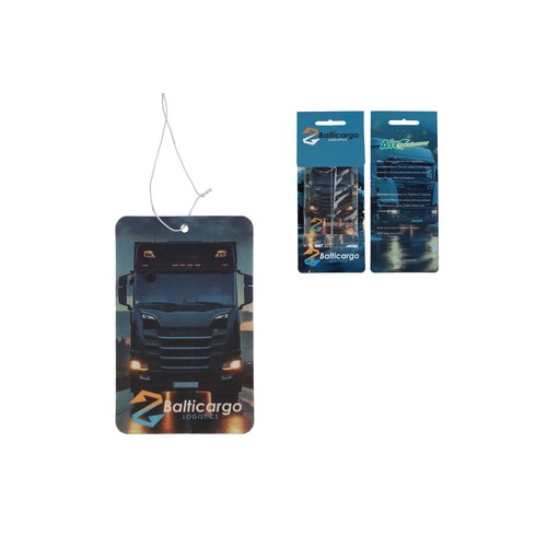 Rafraîchisseur d'air pour voiture rectangle personnalisé avec parfum océanique