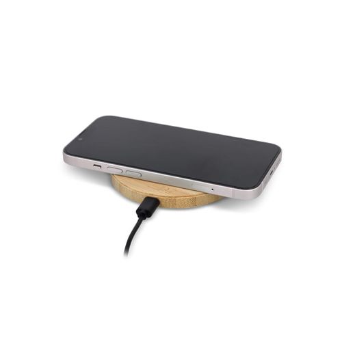 Pad de charge sans fil en bambou 15W - 4