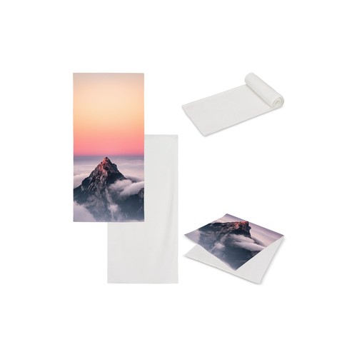 Serviette double face sublimation 70 x 140 cm 400 g/m² - 1