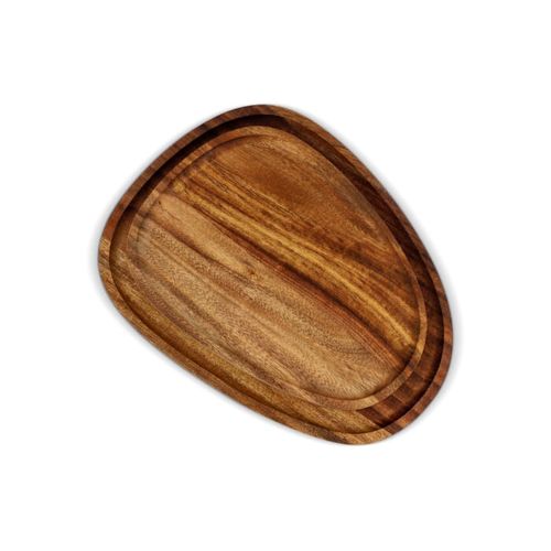 InSideOut 2 paquets de plateaux en bois de forme organique - 2