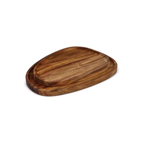 InSideOut 2 paquets de plateaux en bois de forme organique - 4