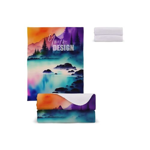 Couverture polaire OEKO-TEX®  sublimation 130 x 170 cm 290 g/m²