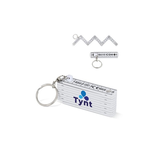 Règle calibrée pliable anneau 0,5m personnalisée