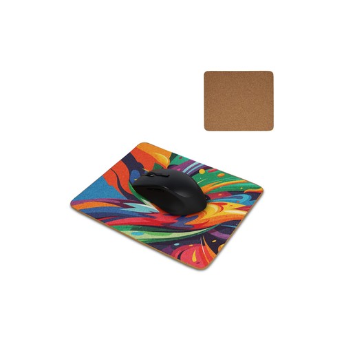 Tapis de souris en liège personnalisé
