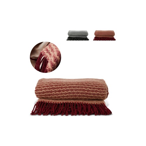 Sagaform Ulli Couverture 100% laine de Nouvelle-Zélande personnalisée