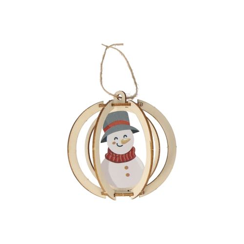 InSideOut Ornement de Noël en bois set de 3 - 8