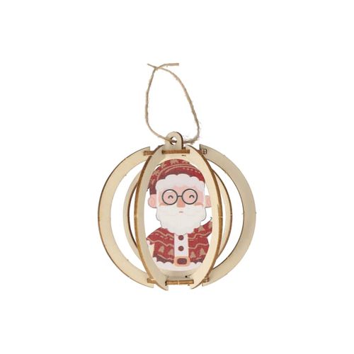 InSideOut Ornement de Noël en bois set de 3 - 4