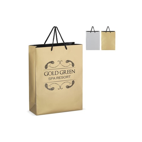 FSC Sac cadeau en papier personnalisé 30 x 12 x 40cm 200g/m²
