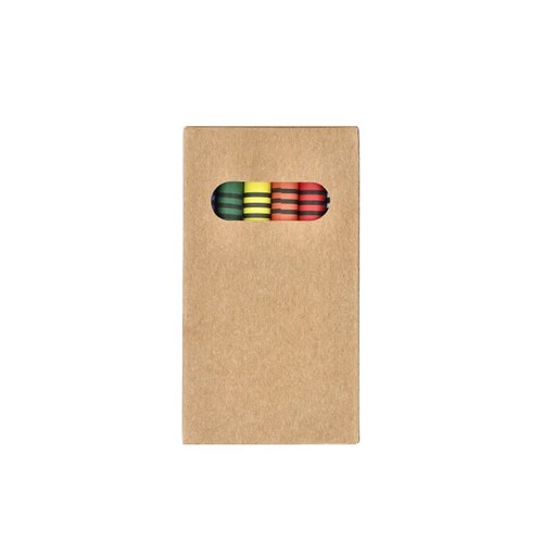 6 crayons de couleur dans une boîte de bricolage - 2