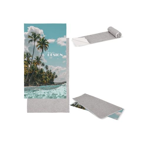 Serviette à séchage rapide R-PET 100 x 180 cm sublimation - 1