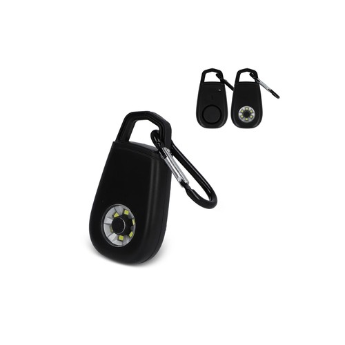 Alarme personnelle lampe à clé matériaux recyclés personnalisé