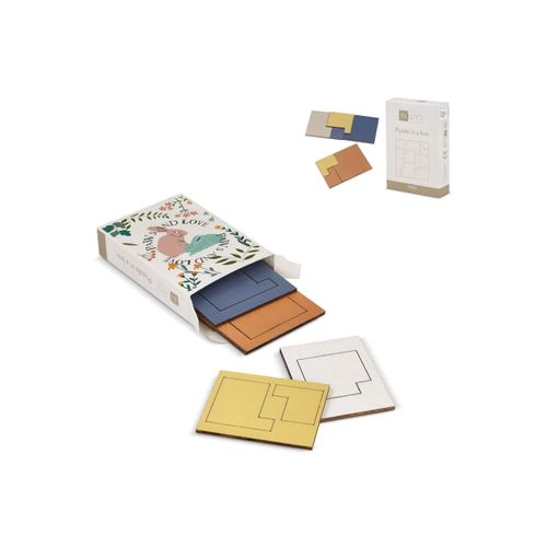 InSideOut Boîte d'allumettes en bois think iq puzzle