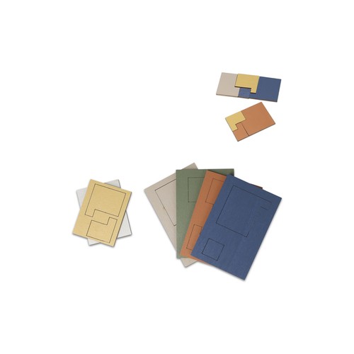 InSideOut FSC Boîte d'allumettes en bois think iq puzzle personnalisé