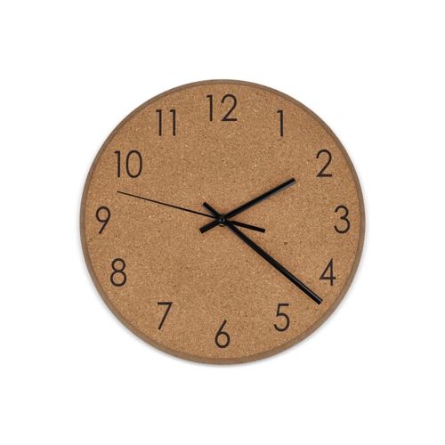 Horloge murale en liège - 2