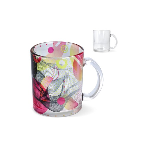 Mug en verre subli Mallorca 335ml personnalisé