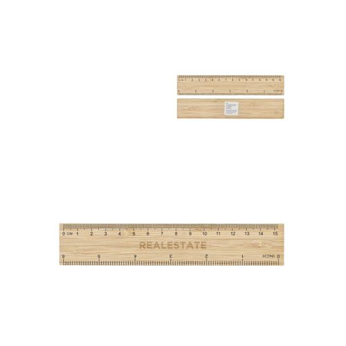 Règle en bambou 15cm