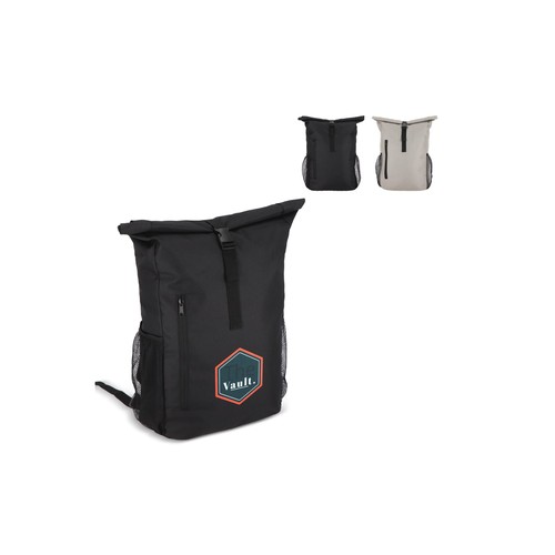 R-PET 600D Rolltop sac à dos vélo personnalisé 20L