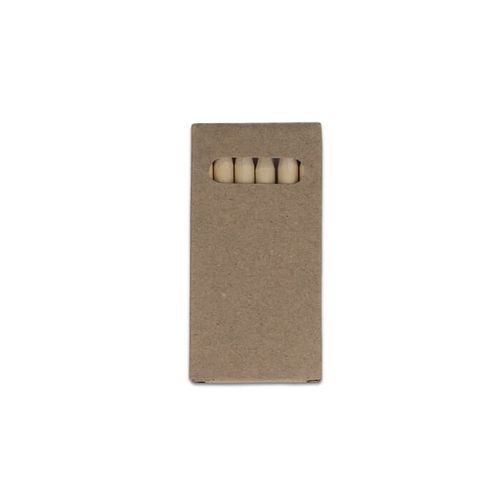 6 crayons de couleur dans une boîte kraft - 2