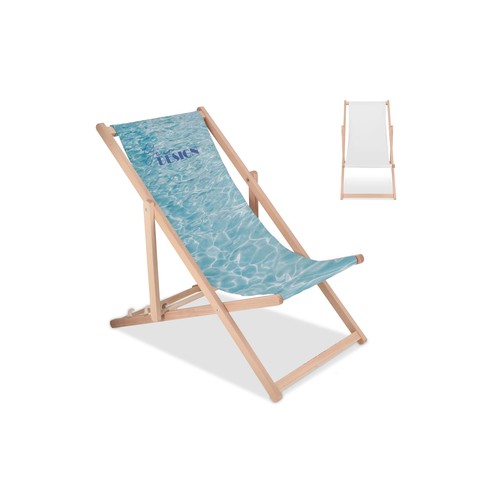 Chaise de plage pliante sublimation personnalisée